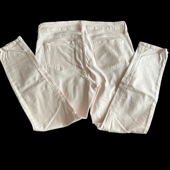 NYDJ Alina Convertible Ankle Pale Pink Jeans Sz 12 - Picture 3 of 5